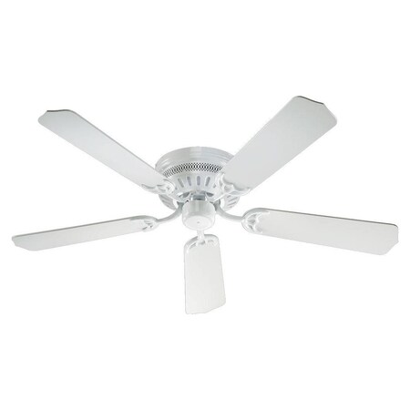 Quorum White Hugger Ceiling Fan 11525-6